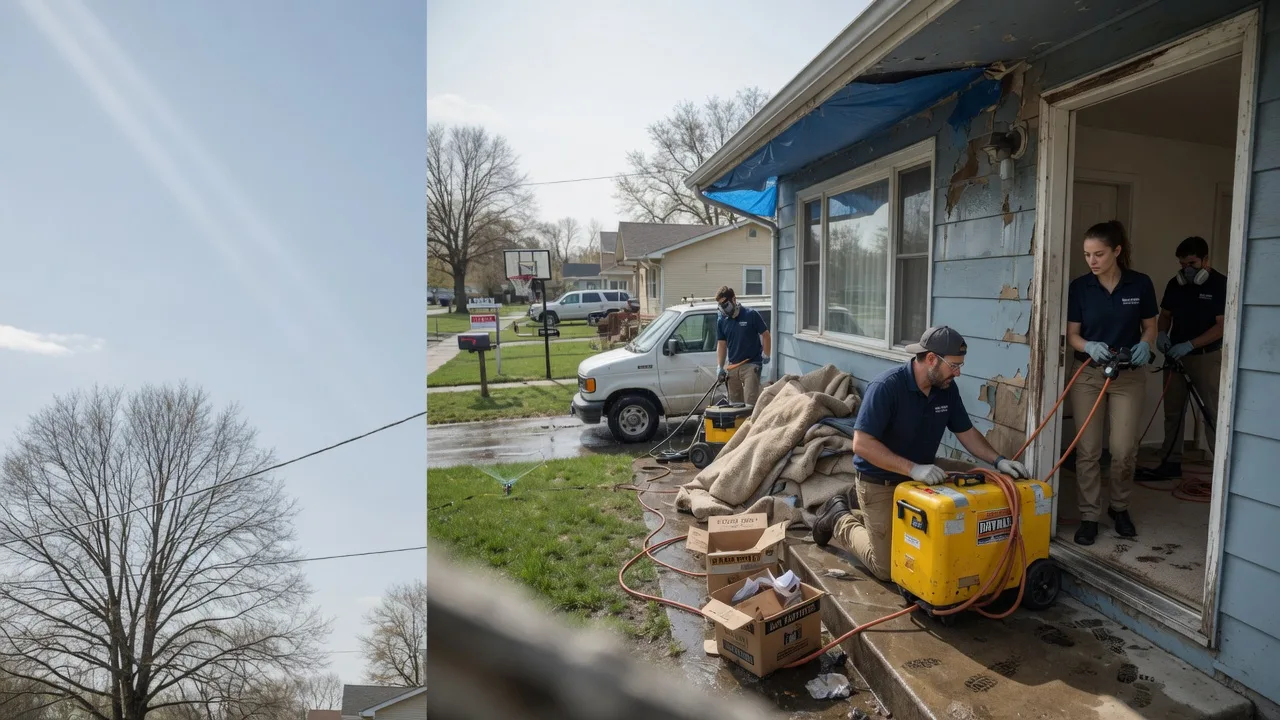 Basement Flood Cleanup in Farrell, PA near me